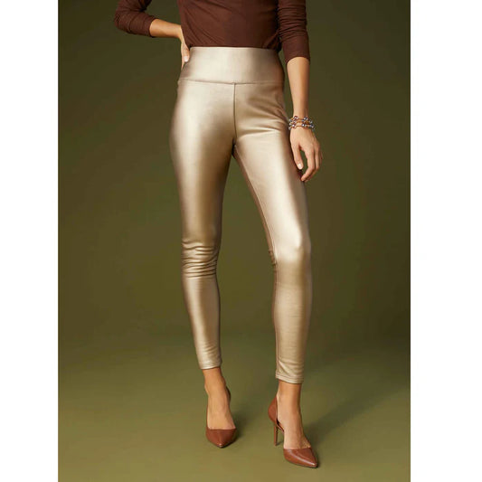 Alexi Faux Metallic Leather Legging