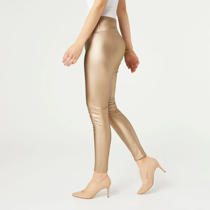 Alexi Faux Metallic Leather Legging