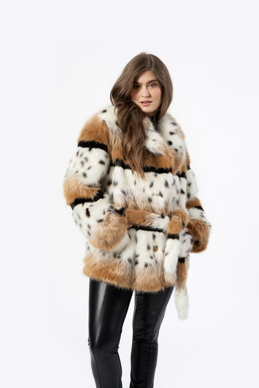 Snow Leopard Fur Coat