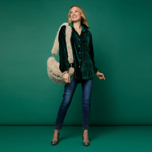 Arleigh Faux Fur Crossbody Bag