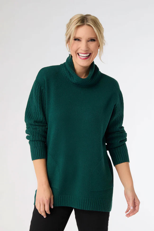 Heavenly-Luxe Cowl Neck