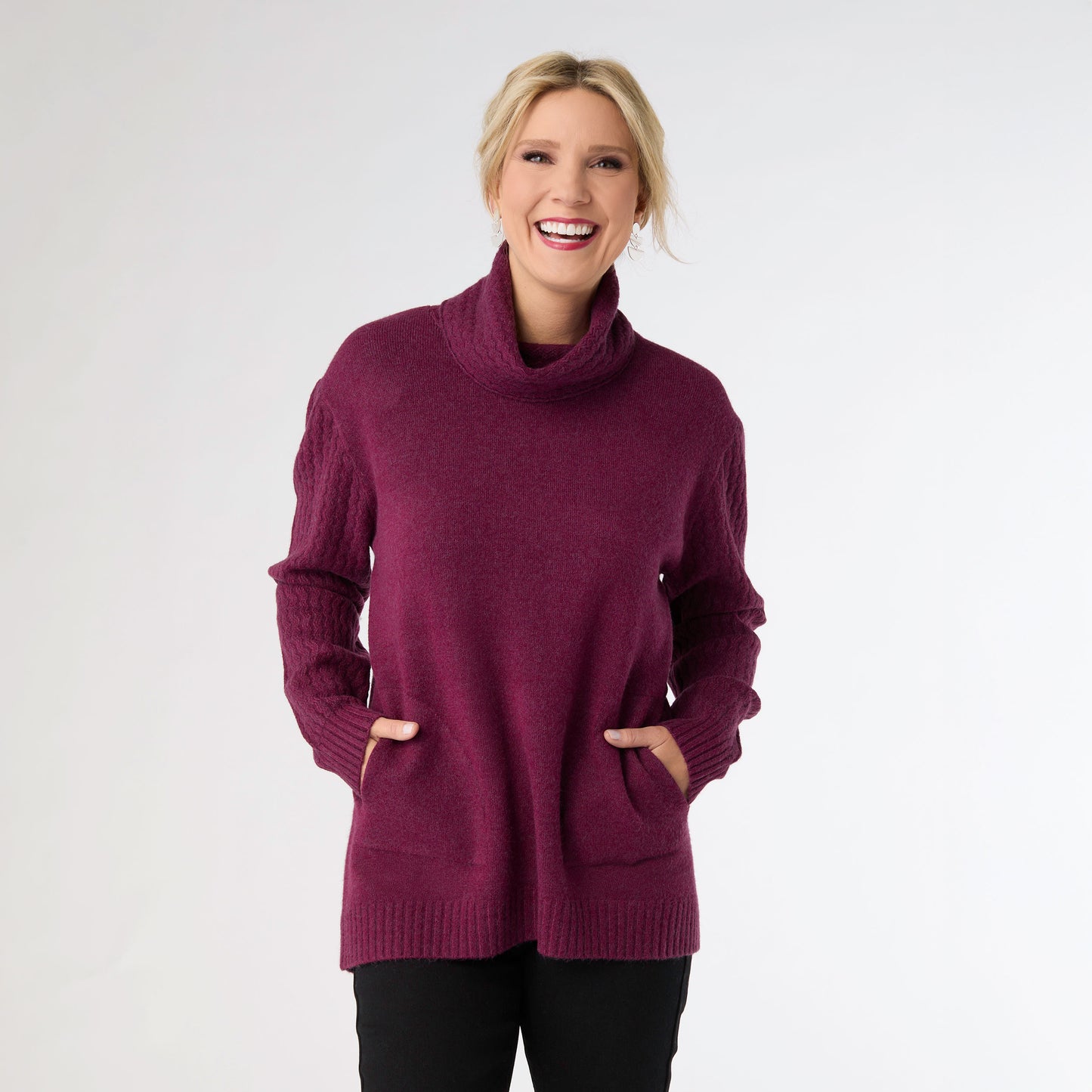 Heavenly-Luxe Cowl Neck