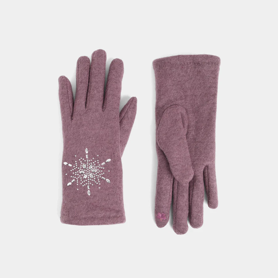 Snowflake Winter Gloves