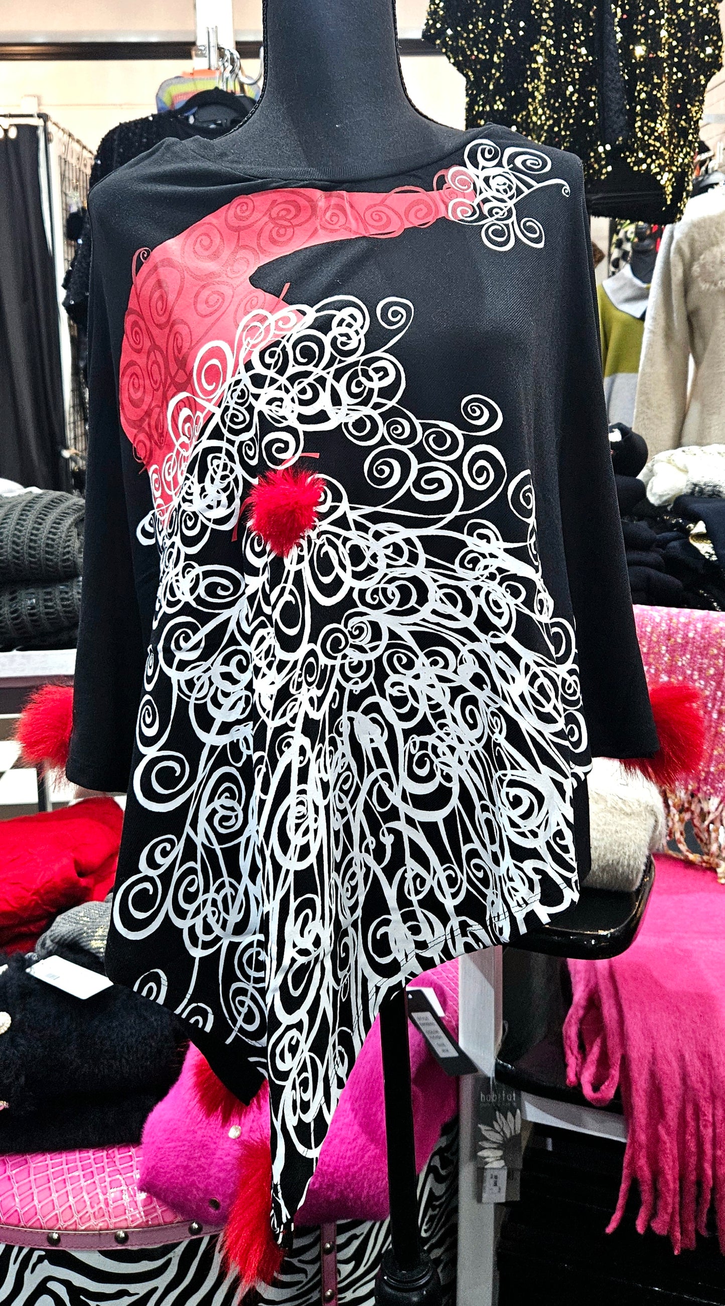 Festive Winter Ponchos