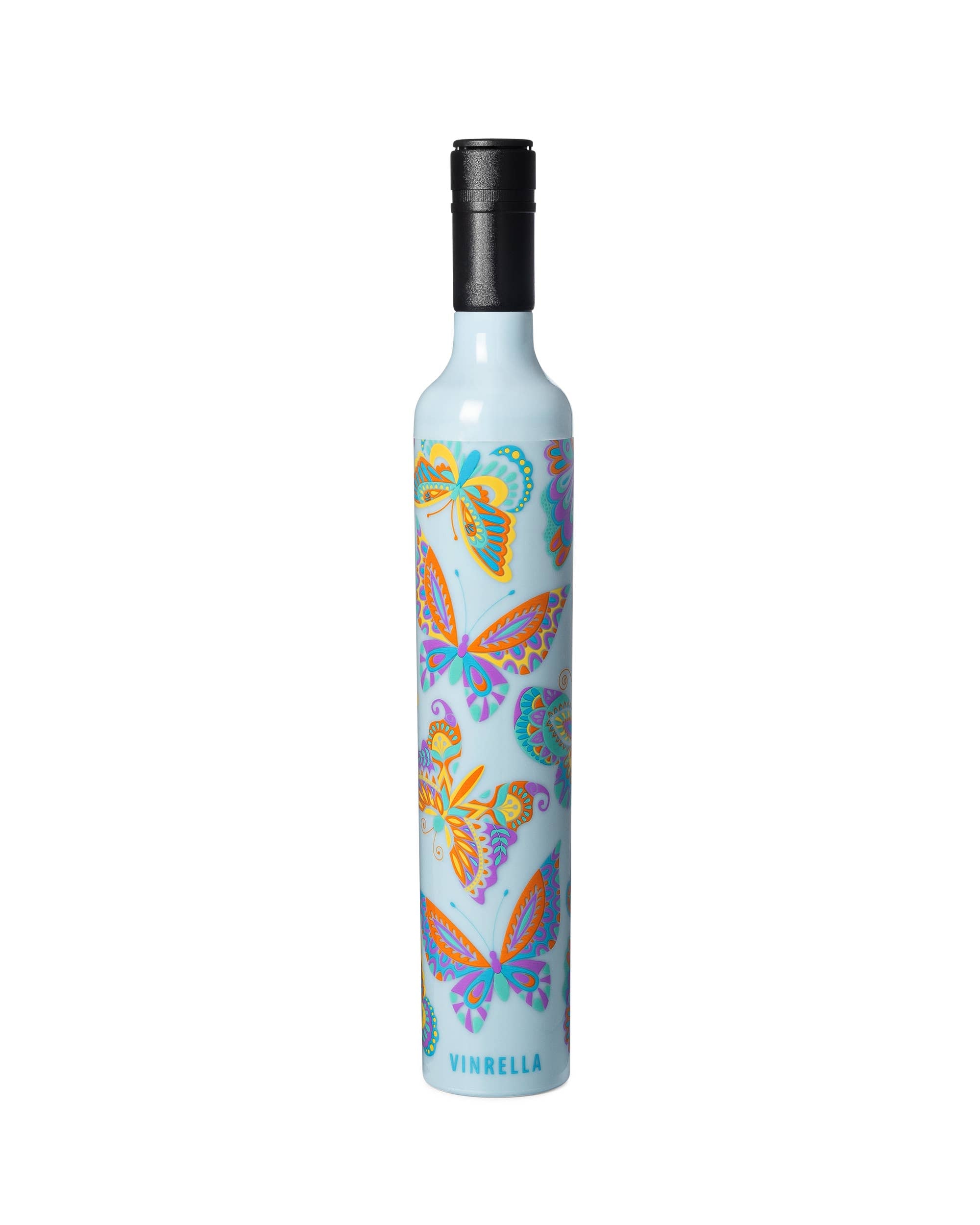 Flutter By Butterfly Wine Bottle Umbrella