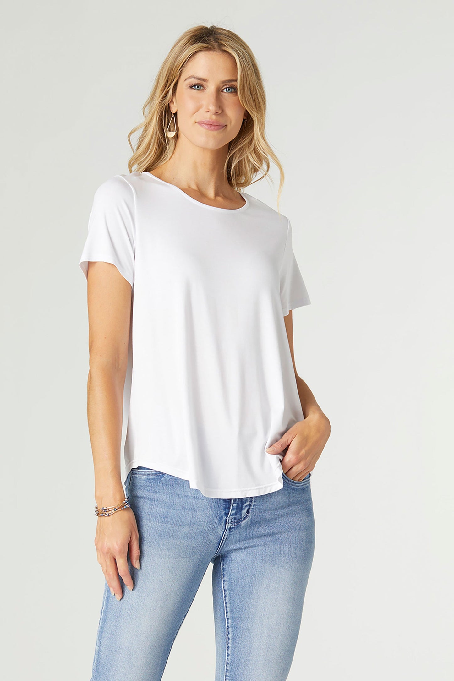 ERIN PLEAT BACK TEE