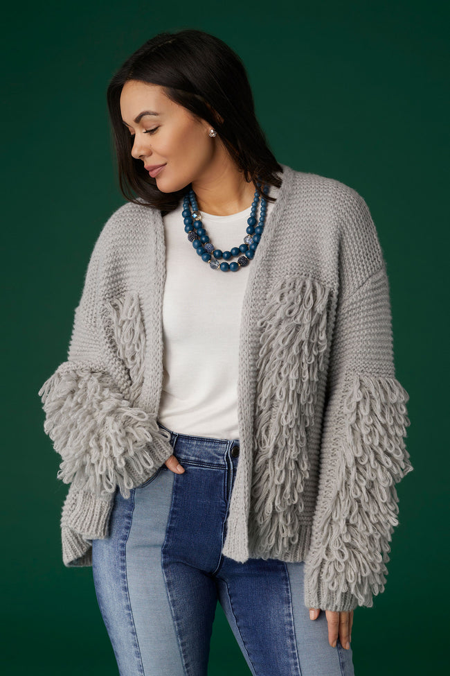 SIDRA LOOP KNIT CARDIGAN