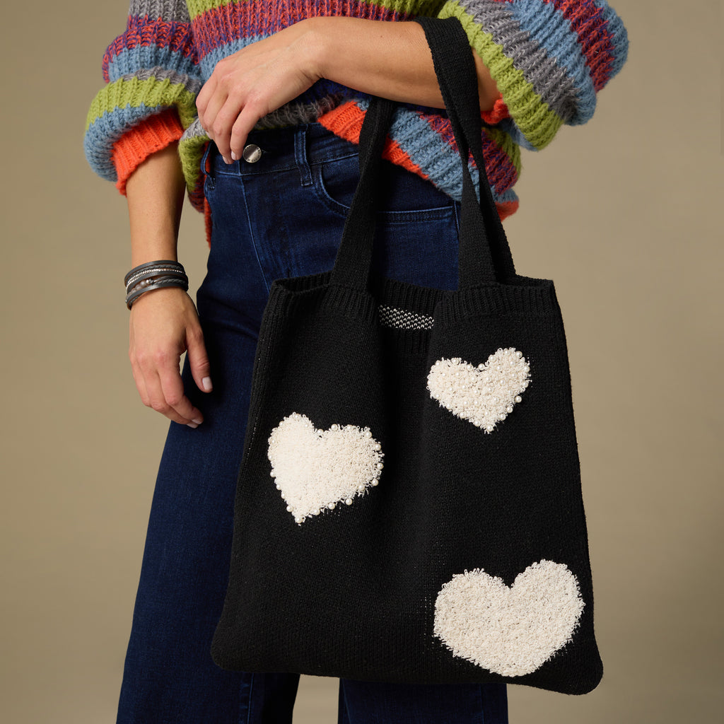 You Are Loved Knit Shopper Bag