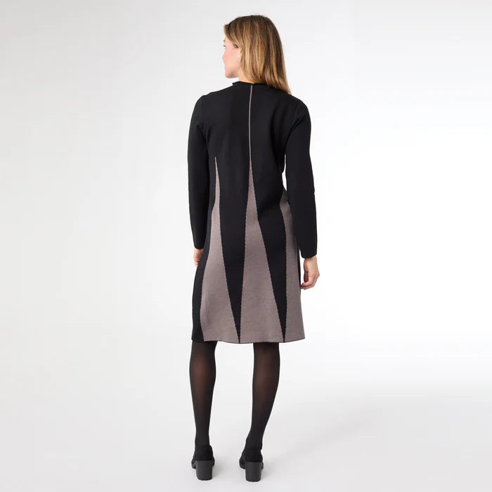 Mildred Long Sleeve Baby Mock Neck Sweater Dress