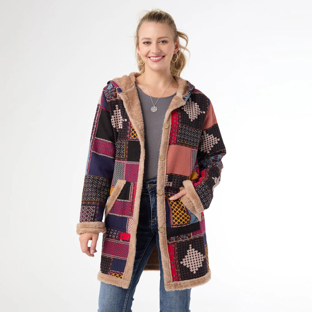 Adeline Shacket with Faux Fur Trim