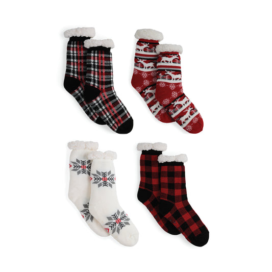 Cozy Cabin Slipper Socks