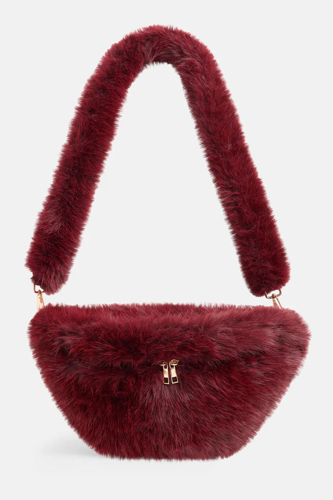 Arleigh Faux Fur Crossbody Bag