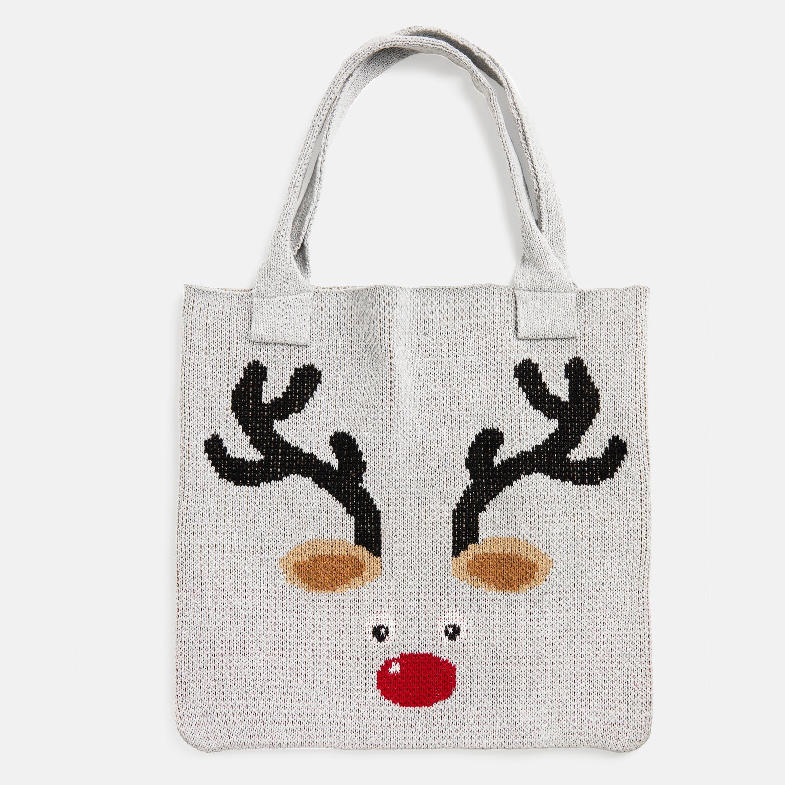 Reindeer Knit Tote