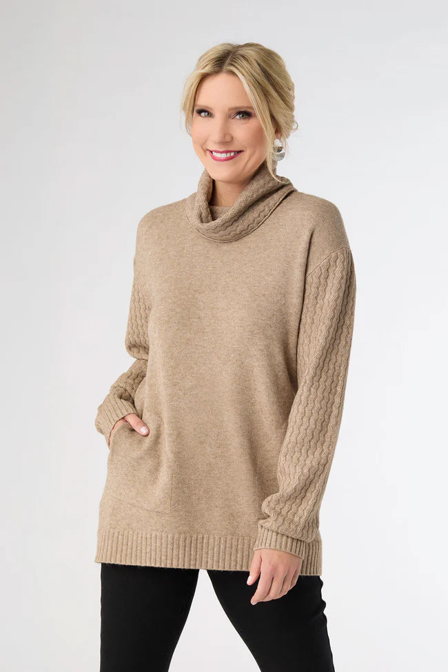 Heavenly-Luxe Cowl Neck