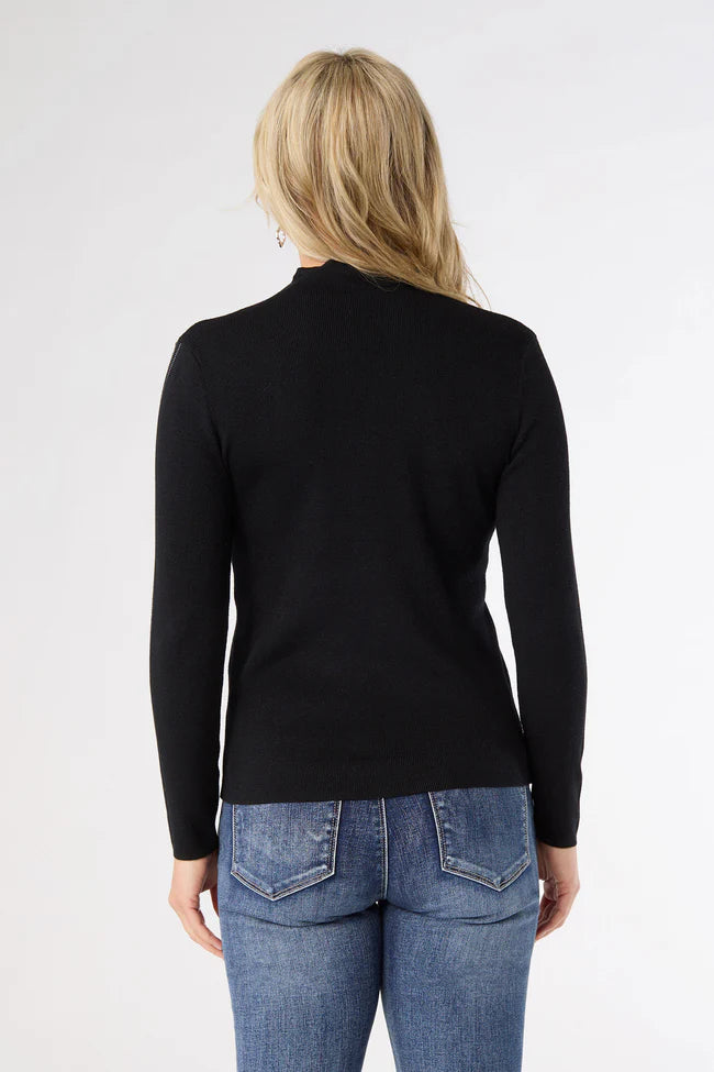 Ataya Sweater With Stripe Sparkle Sleeve