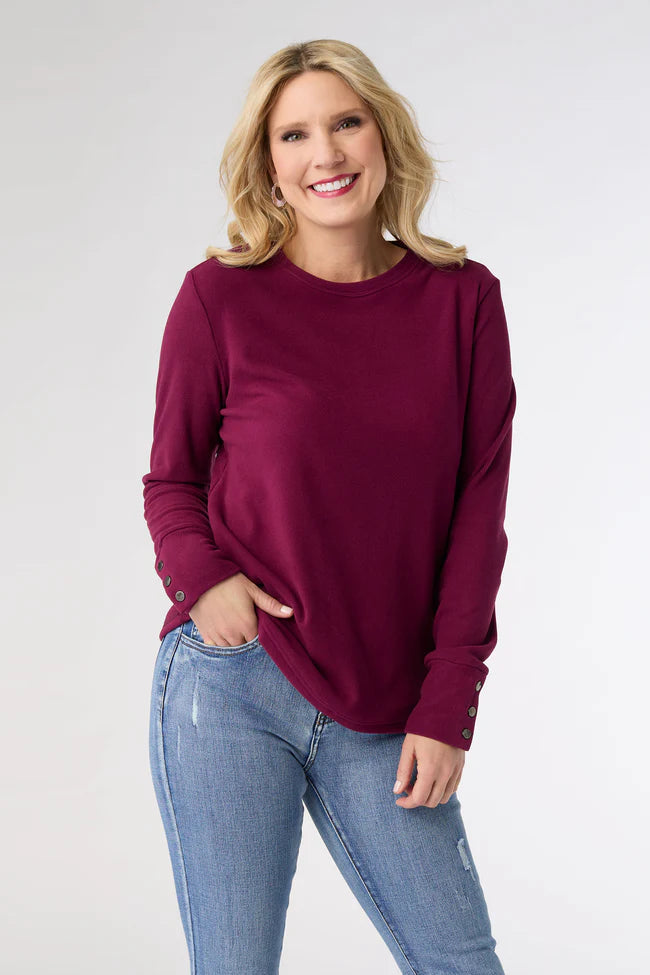 Alexis Super Soft Top W Snap Cuff