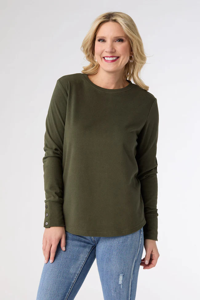 Alexis Super Soft Top W Snap Cuff