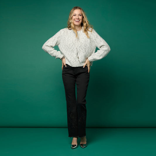 Everstretch Baby Bootcut W Embroidery