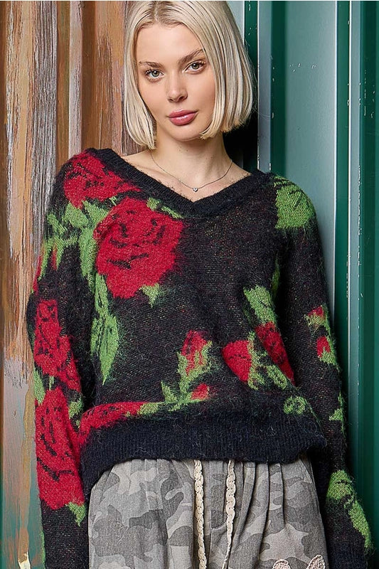 Black Rose Sweater