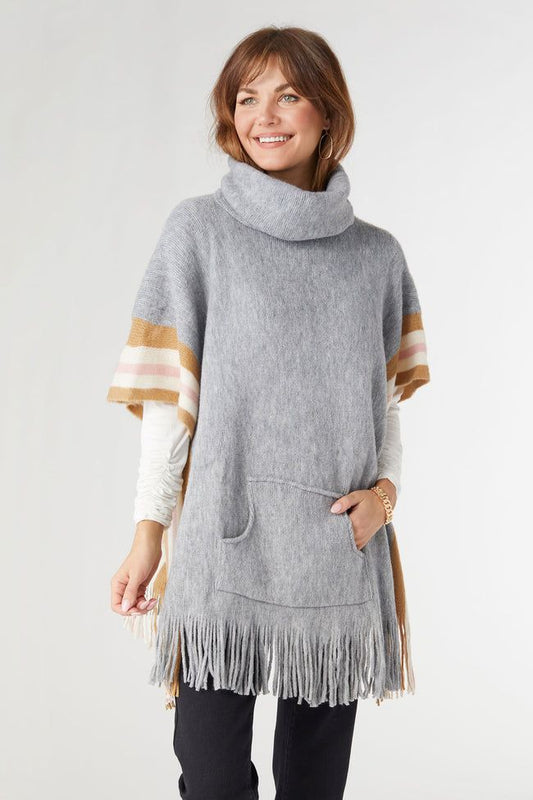 MYRNA TURTLENECK PONCHO