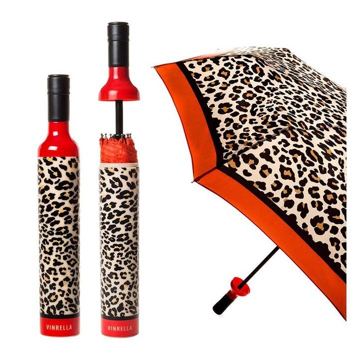 UMBRELLA LEOPARD PRINT