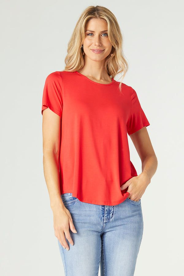 ERIN PLEAT BACK TEE