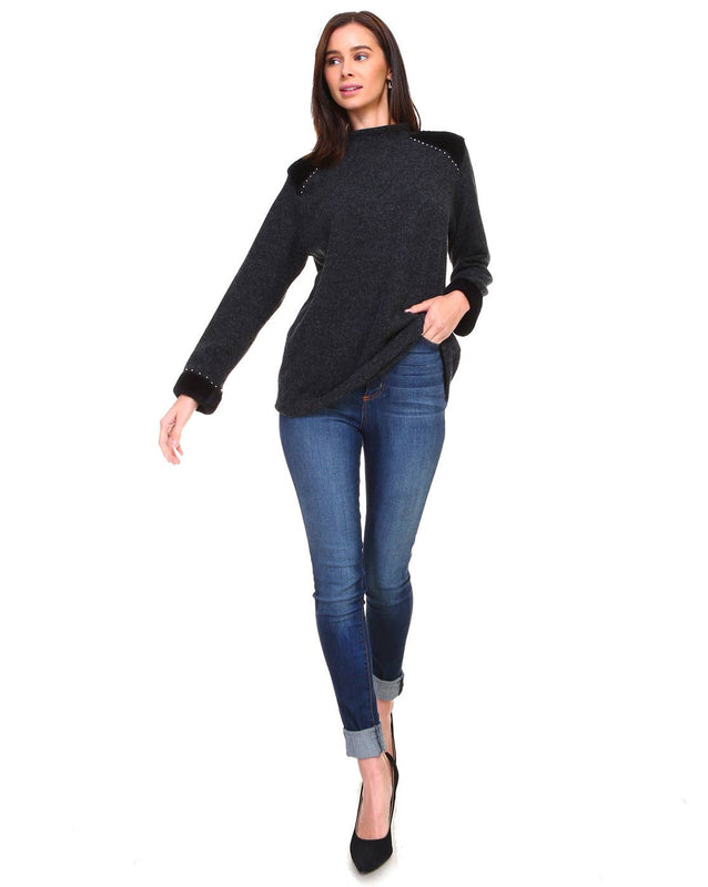 Hillary Sweater Knitted Top with Studs