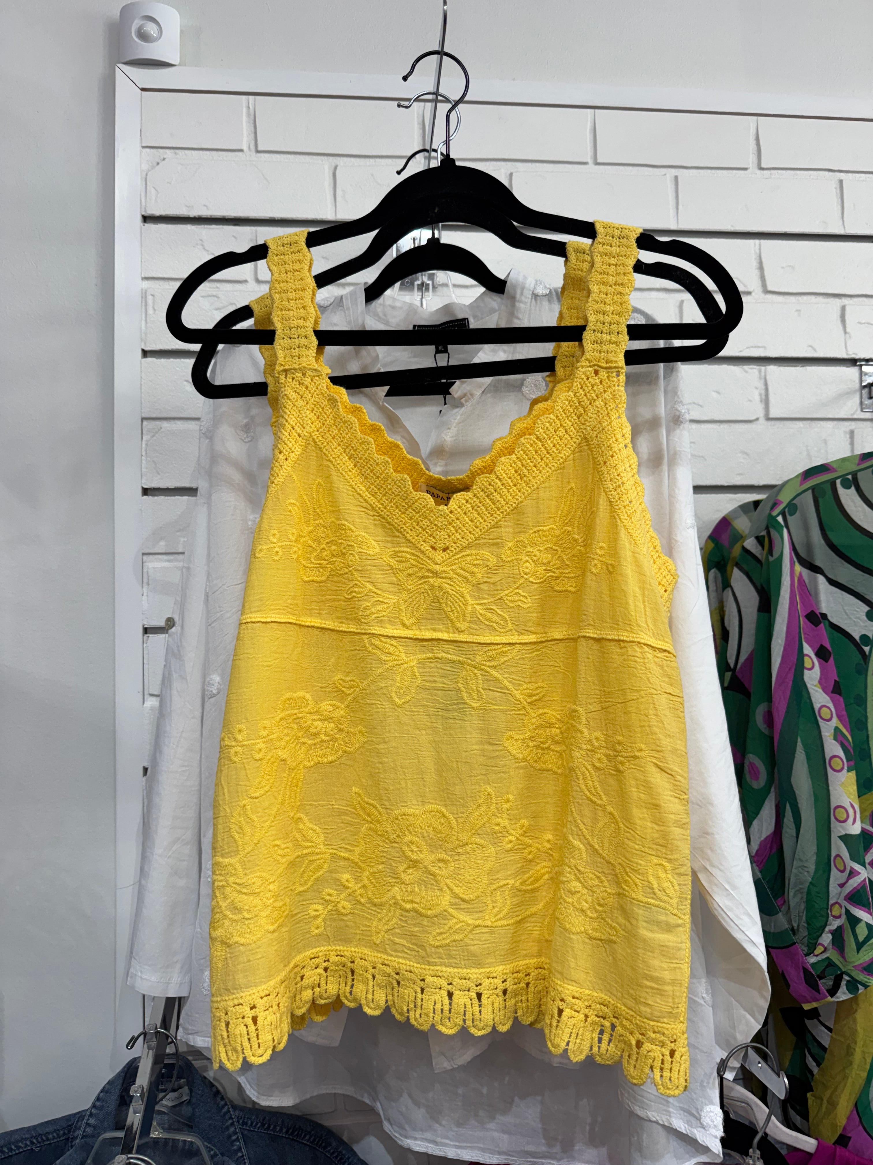 Yellow Flower Tank Top