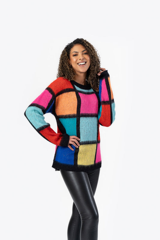 Stained Glass Knit Sweater