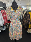 Cat Print Dress