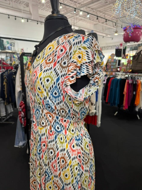 Cat Print Dress