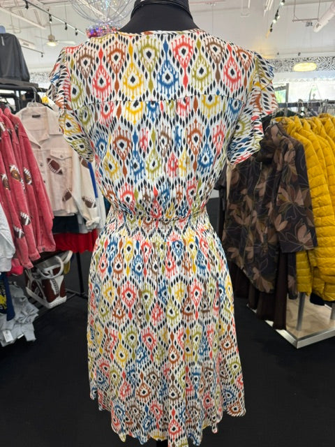 Cat Print Dress