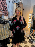 Velvet Floral Dress