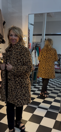 Cheetah Print Button Down Jacket