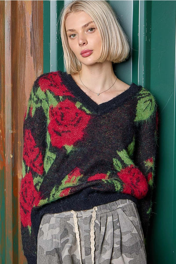Black Rose Sweater