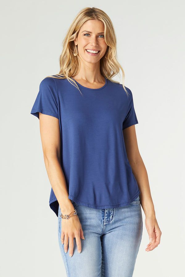 ERIN PLEAT BACK TEE