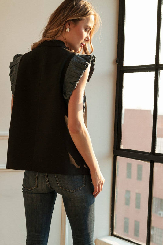 Jobi Vest with Denim