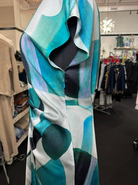 Joseph Ribkoff Teal Evening Dress