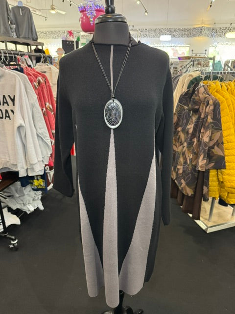 Charcoal & Onyx Sweater Dress