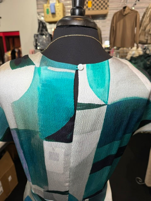 Joseph Ribkoff Teal Evening Dress