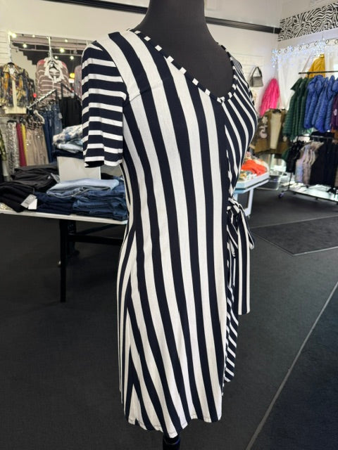 Navy Stripes Dress