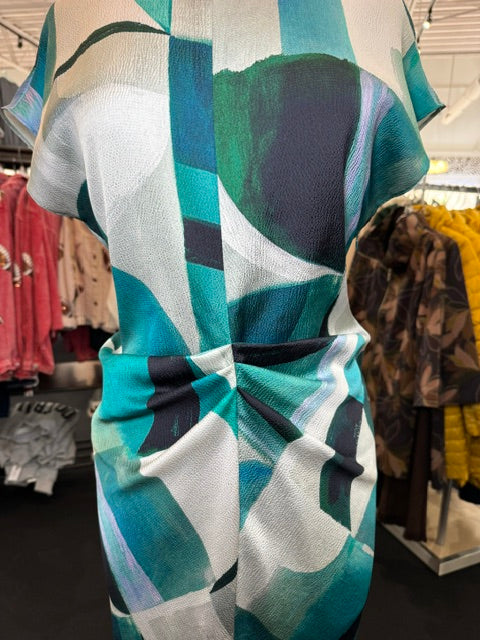 Joseph Ribkoff Teal Evening Dress