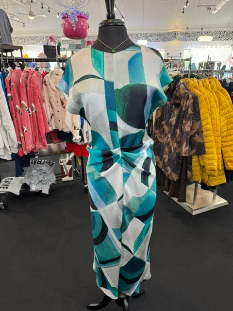 Joseph Ribkoff Teal Evening Dress