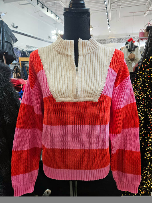 Pinkberry Half Zip Sweater